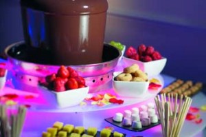 chocolate-fountain-and-dips